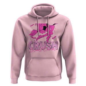 Witch Breast Cancer Hoodie Crush Breast Cancer Pink Ribbon Halloween Vibe TS02 Light Pink Print Your Wear