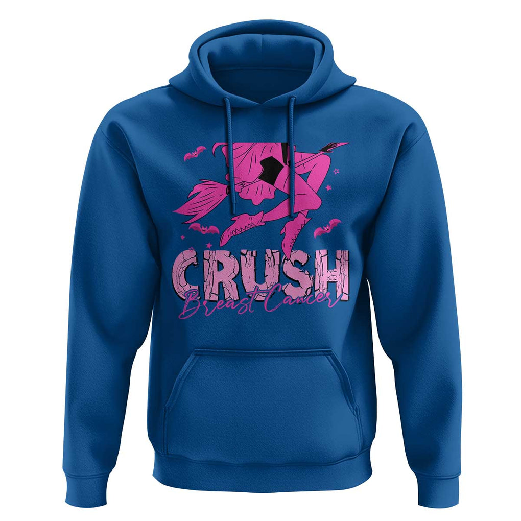 Witch Breast Cancer Hoodie Crush Breast Cancer Pink Ribbon Halloween Vibe TS02 Royal Blue Print Your Wear