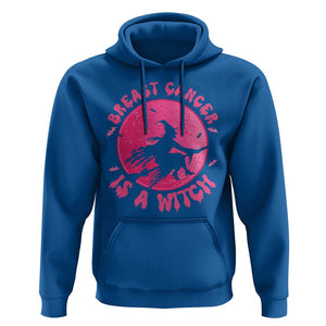 Breast Cancer Is A Witch Hoodie Halloween Pink Ribbon Support Warriors TS02 Royal Blue Print Your Wear