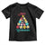 Christmas in Hawaii Toddler T Shirt Mele Kalikimaka Hawaiian Tropical Flowers TS02 Black Print Your Wear