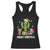 Merry Xmas In Arizona US State Funny Saguaro Cactus Christmas Tree Racerback Tank Top TS02 Black Print Your Wear