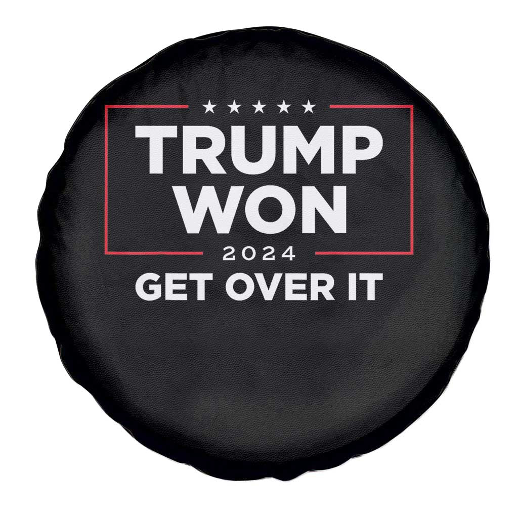 Trump 2024 Spare Tire Cover 47th President He Won Get Over It TS02 Print Your Wear