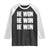 Trump 2024 Raglan Shirt Triple He Won 47th President TS02 Black White Print Your Wear