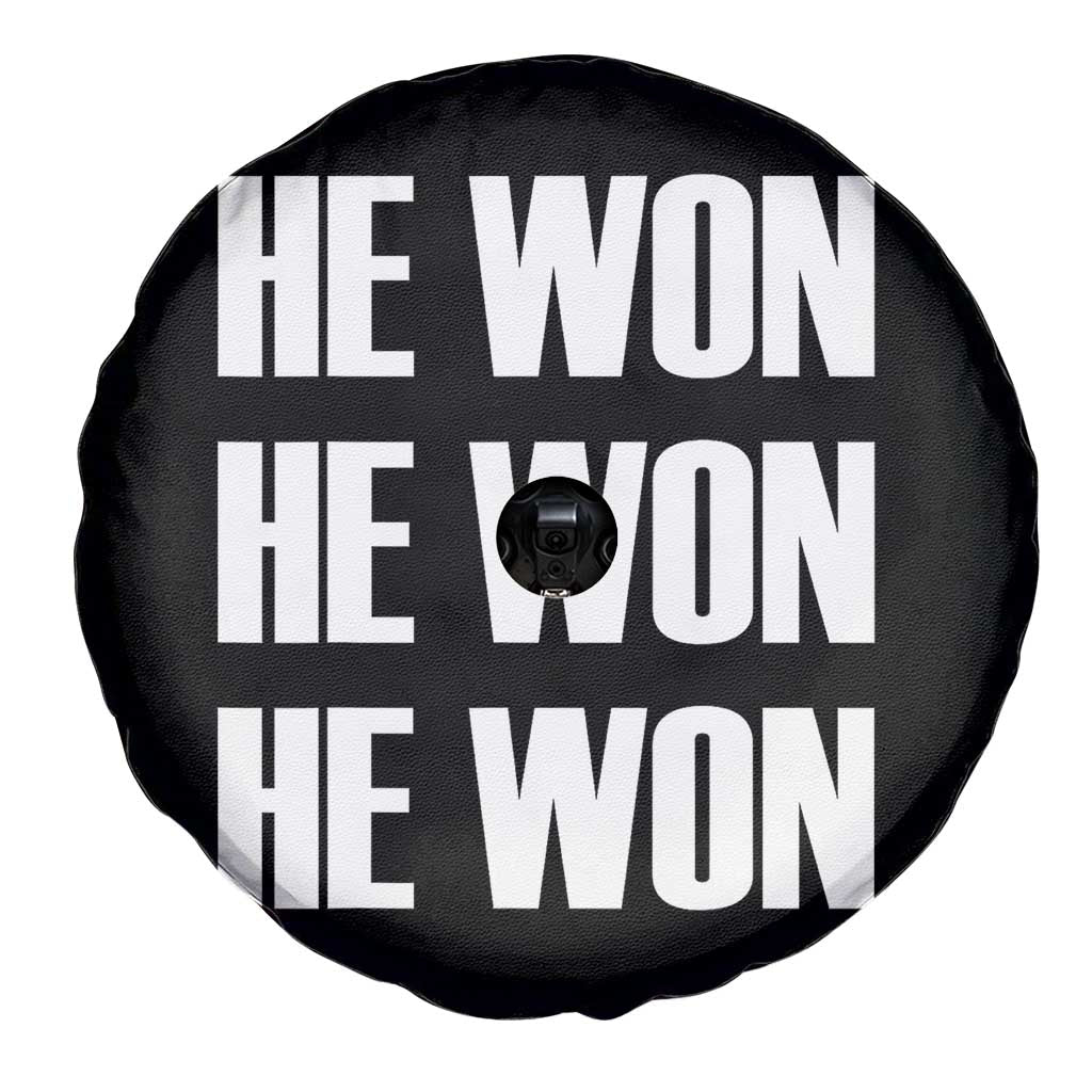 Trump 2024 Spare Tire Cover Triple He Won 47th President TS02 Print Your Wear