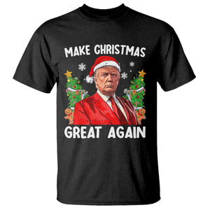Funny Santa Trump 2024 T Shirt Make Christmas Great Again TS02 Black Print Your Wear