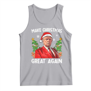 Funny Santa Trump 2024 Tank Top Make Christmas Great Again TS02 Athletic Heather Print Your Wear
