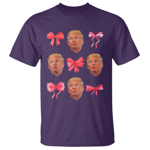 Trump Girl 2024 T Shirt 47th President Pink Coquette Bow Girly Y2K TS02 Purple Print Your Wear