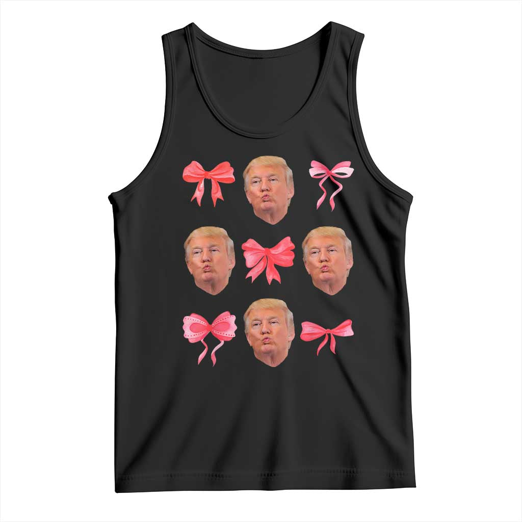 Trump Girl 2024 Tank Top 47th President Pink Coquette Bow Girly Y2K TS02 Black Print Your Wear