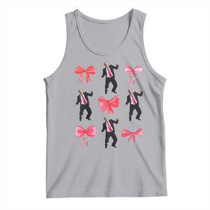Trump Girl 2024 Tank Top 47th President Dancing Pink Coquette Bow Girly Y2K TS02 Athletic Heather Print Your Wear