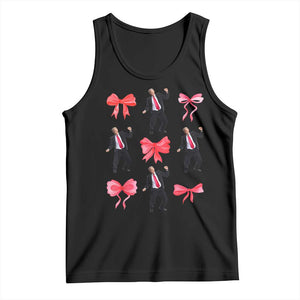Trump Girl 2024 Tank Top 47th President Dancing Pink Coquette Bow Girly Y2K TS02 Black Print Your Wear