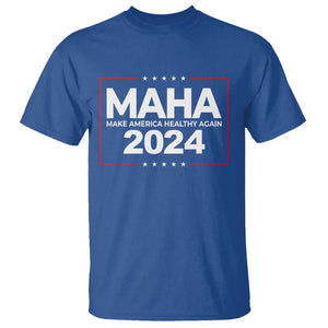 RFK Jr Kennedy 2024 T Shirt MAHA Make America Healthy Again TS02 Royal Blue Print Your Wear
