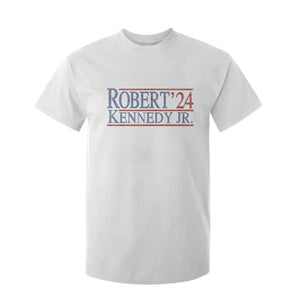 RFK Jr Kennedy 2024 T Shirt For Kid Distressed Robert Kennedy Jr. 24 TS02 White Print Your Wear