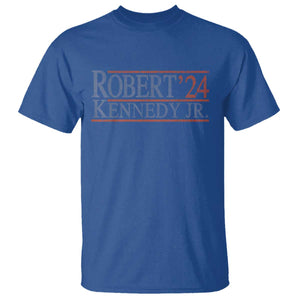 RFK Jr Kennedy 2024 T Shirt Distressed Robert Kennedy Jr. 24 TS02 Royal Blue Print Your Wear