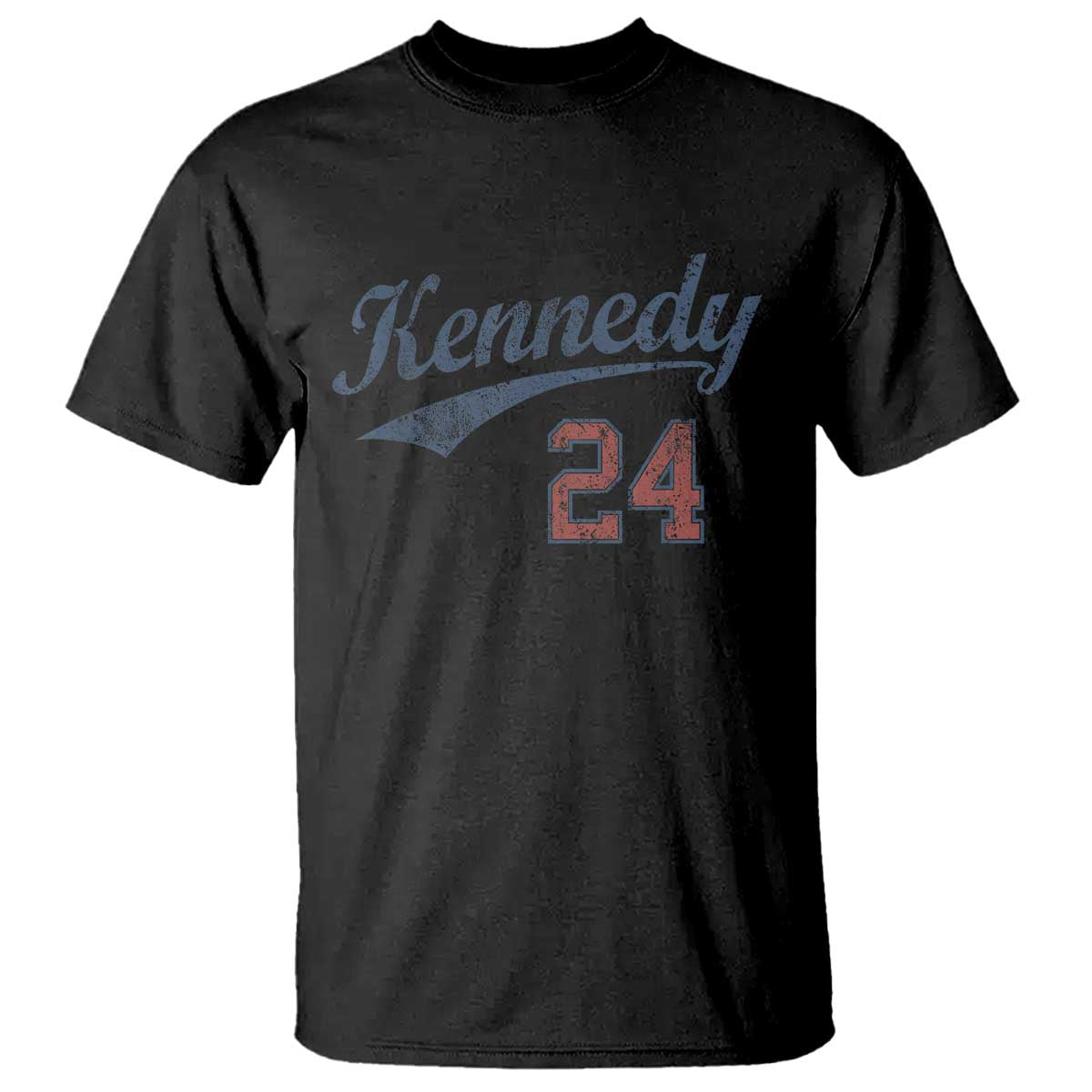 RFK Jr Kennedy 2024 T Shirt Team Kennedy 24 Vintage TS02 Black Print Your Wear