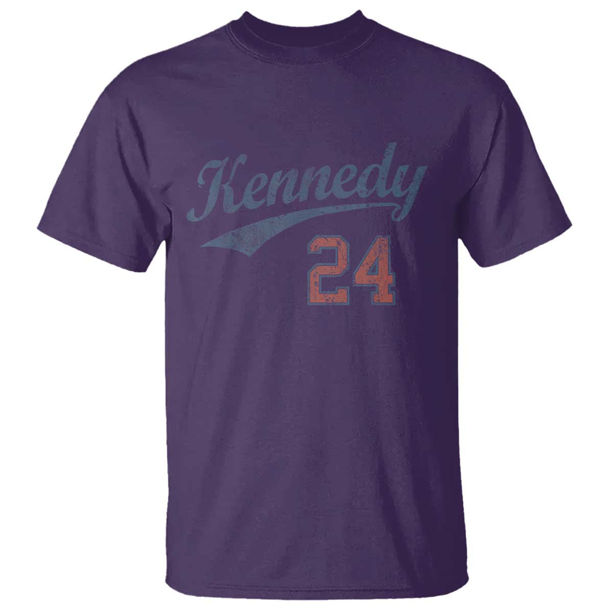 RFK Jr Kennedy 2024 T Shirt Team Kennedy 24 Vintage TS02 Purple Print Your Wear