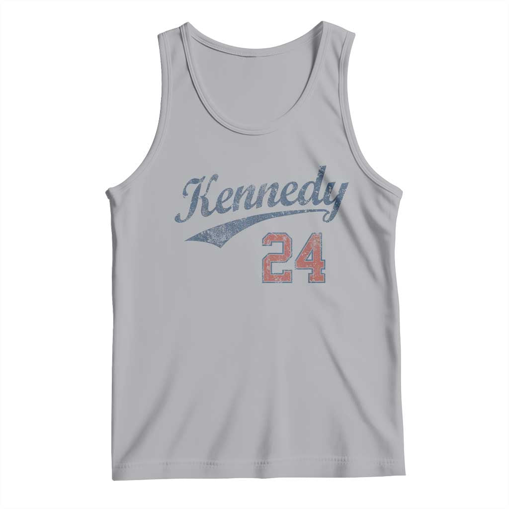RFK Jr Kennedy 2024 Tank Top Team Kennedy 24 Vintage TS02 Athletic Heather Print Your Wear