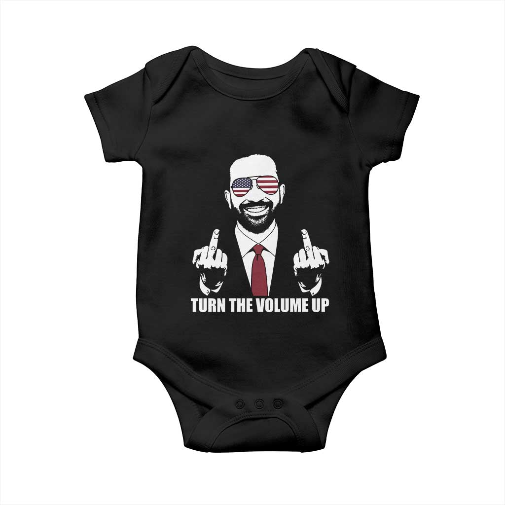 Zohran Mamdani Hope Baby Onesie Zoharan Mamdani USA Flag Funny Middle Finger TS02 Black Print Your Wear
