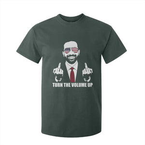Zohran Mamdani Hope T Shirt For Kid Zoharan Mamdani USA Flag Funny Middle Finger TS02 Dark Forest Green Print Your Wear