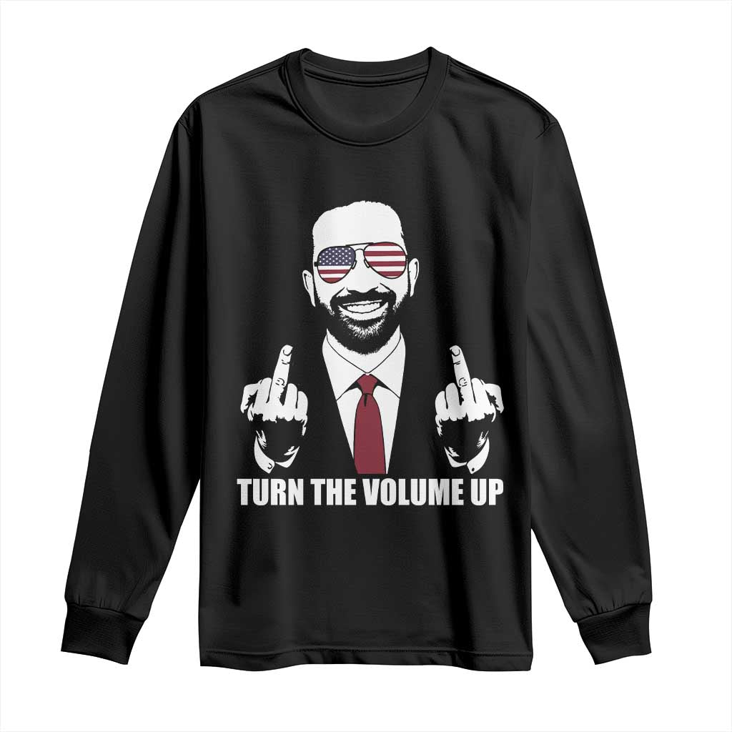 Zohran Mamdani Hope Long Sleeve Shirt Zoharan Mamdani USA Flag Funny Middle Finger TS02 Black Print Your Wear