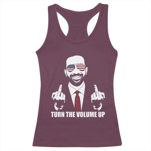 Zohran Mamdani Hope Racerback Tank Top Zoharan Mamdani USA Flag Funny Middle Finger TS02 Maroon Print Your Wear