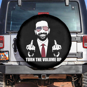 Zohran Mamdani Hope Spare Tire Cover Zoharan Mamdani USA Flag Funny Middle Finger TS02 No hole Black Print Your Wear