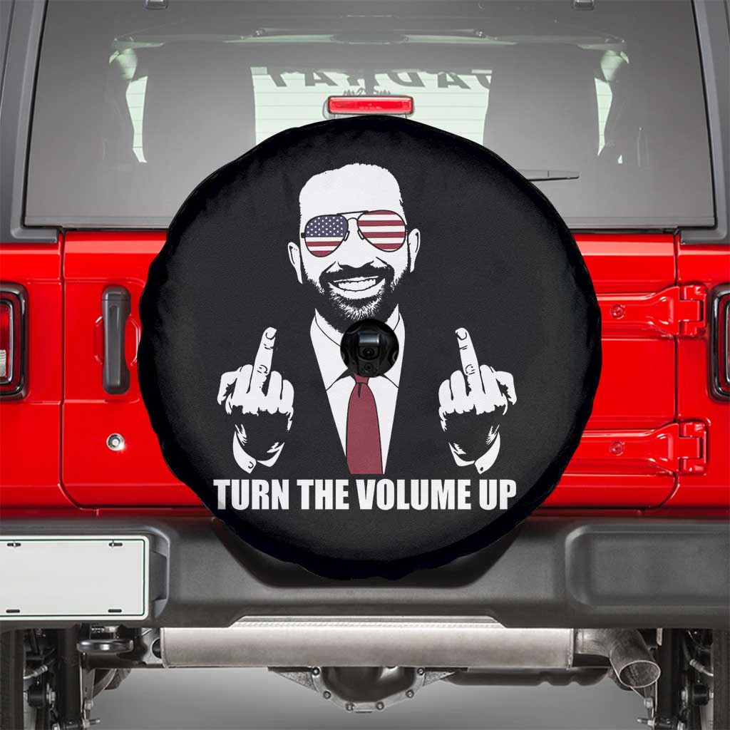 Zohran Mamdani Hope Spare Tire Cover Zoharan Mamdani USA Flag Funny Middle Finger TS02 Black Print Your Wear