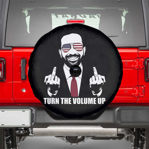 Zohran Mamdani Hope Spare Tire Cover Zoharan Mamdani USA Flag Funny Middle Finger TS02 Black Print Your Wear