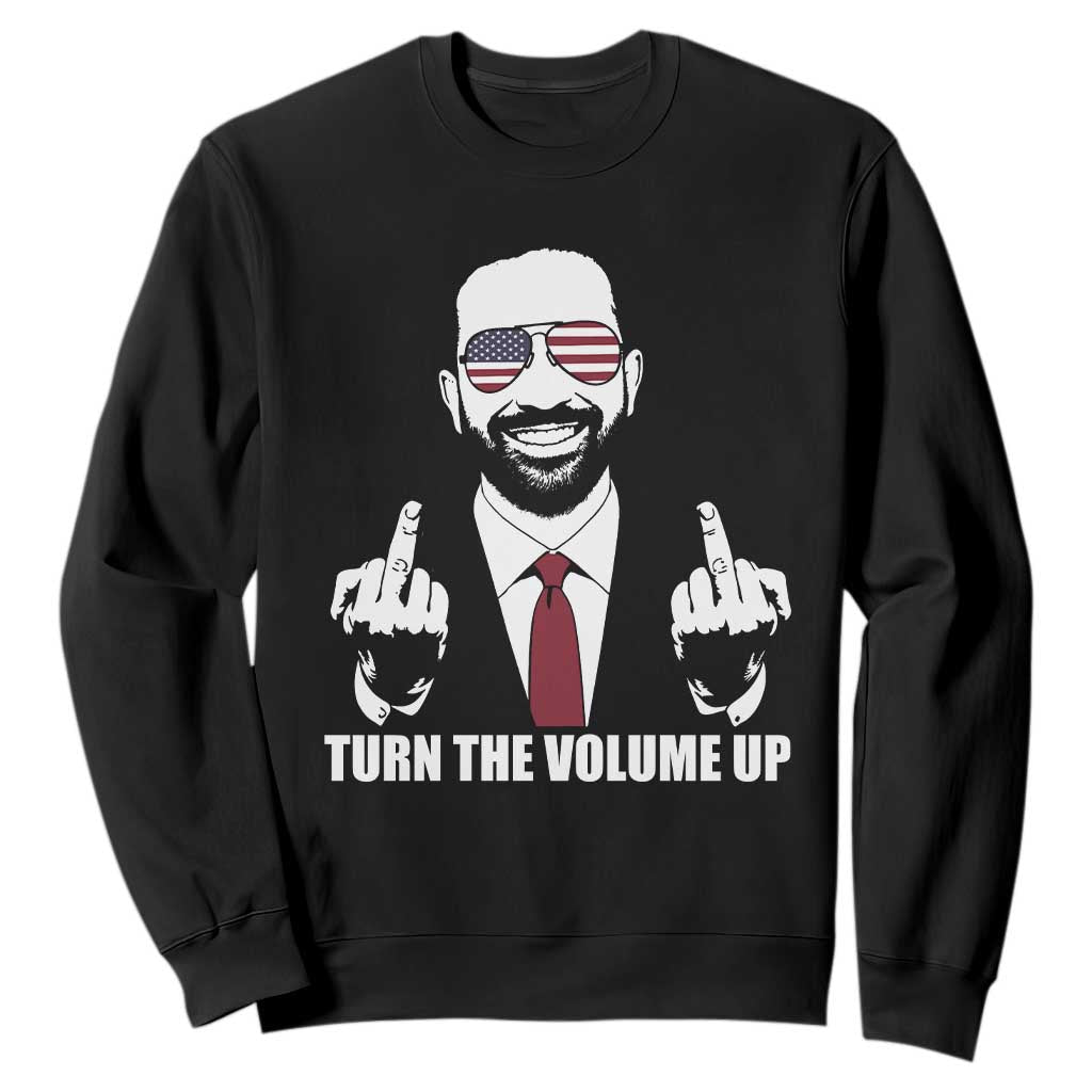 Zohran Mamdani Hope Sweatshirt Zoharan Mamdani USA Flag Funny Middle Finger TS02 Black Print Your Wear