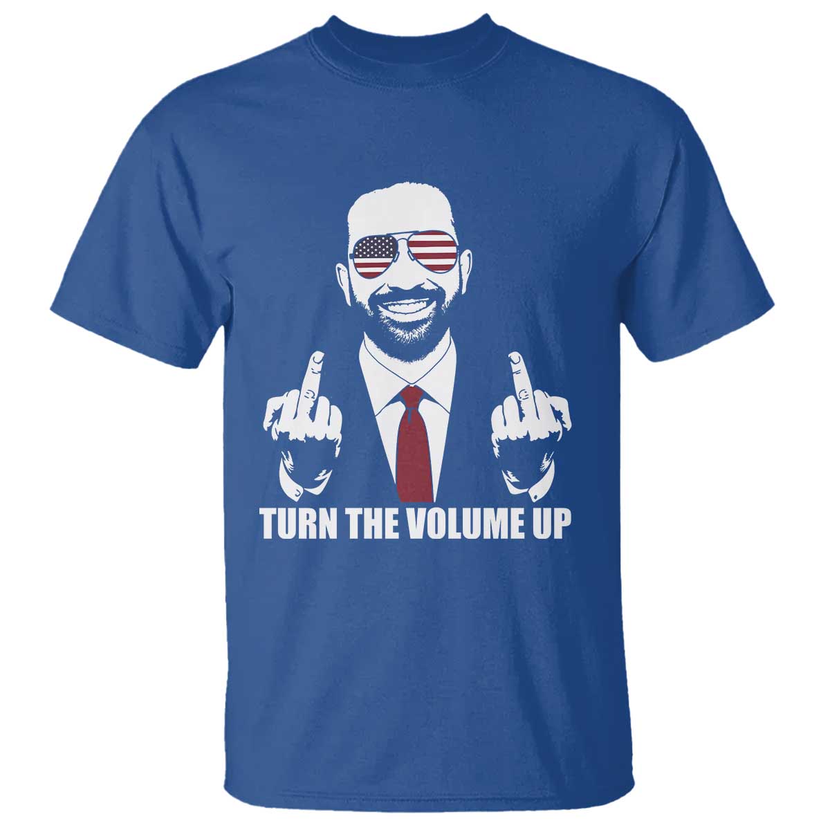 Zohran Mamdani Hope T Shirt Zoharan Mamdani USA Flag Funny Middle Finger TS02 Royal Blue Print Your Wear
