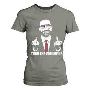 Zohran Mamdani Hope T Shirt For Women Zoharan Mamdani USA Flag Funny Middle Finger TS02 Military Green Print Your Wear