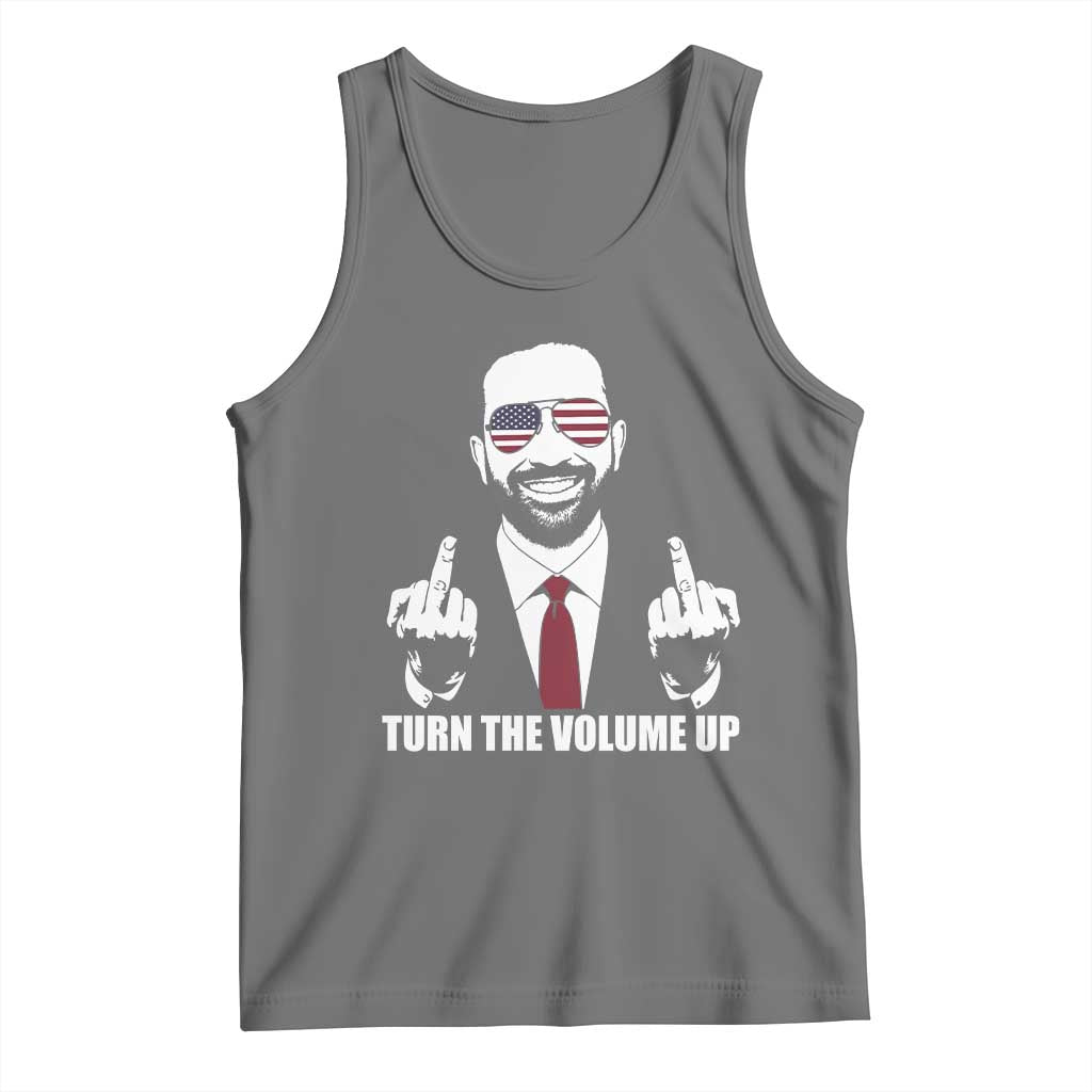 Zohran Mamdani Hope Tank Top Zoharan Mamdani USA Flag Funny Middle Finger TS02 Black Heather Print Your Wear