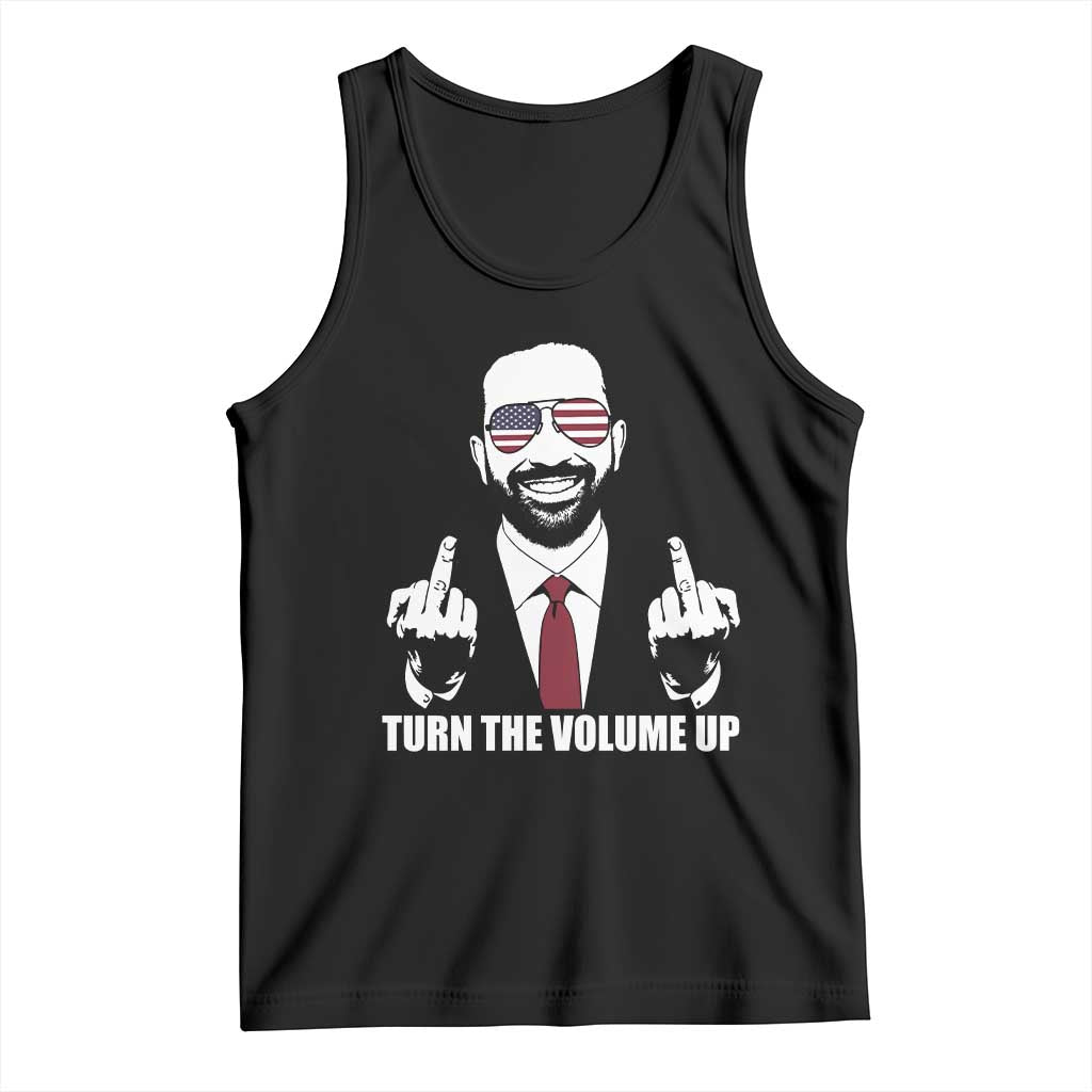 Zohran Mamdani Hope Tank Top Zoharan Mamdani USA Flag Funny Middle Finger TS02 Black Print Your Wear