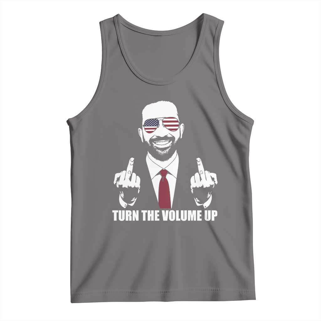 Zohran Mamdani Hope Tank Top Zoharan Mamdani USA Flag Funny Middle Finger TS02 Deep Heather Print Your Wear