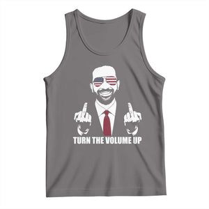 Zohran Mamdani Hope Tank Top Zoharan Mamdani USA Flag Funny Middle Finger TS02 Deep Heather Print Your Wear