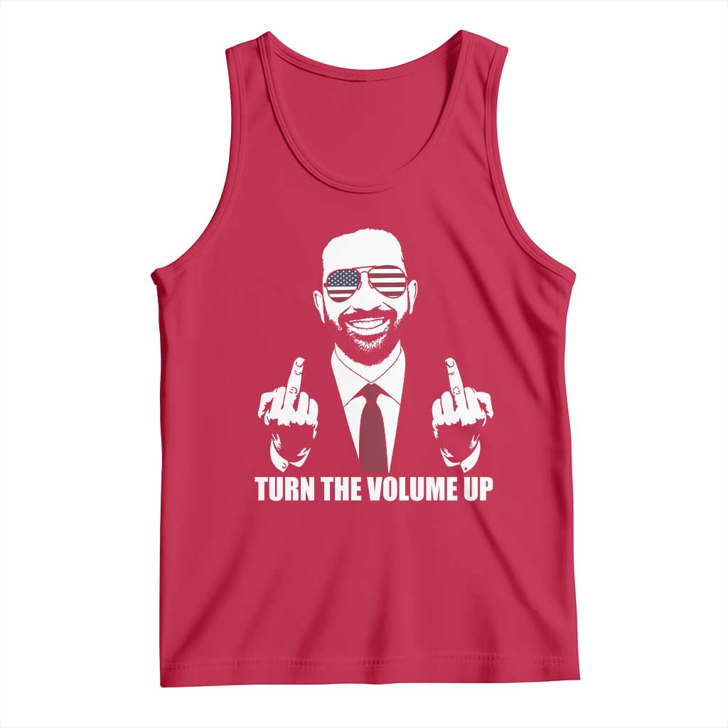 Zohran Mamdani Hope Tank Top Zoharan Mamdani USA Flag Funny Middle Finger TS02 Red Print Your Wear
