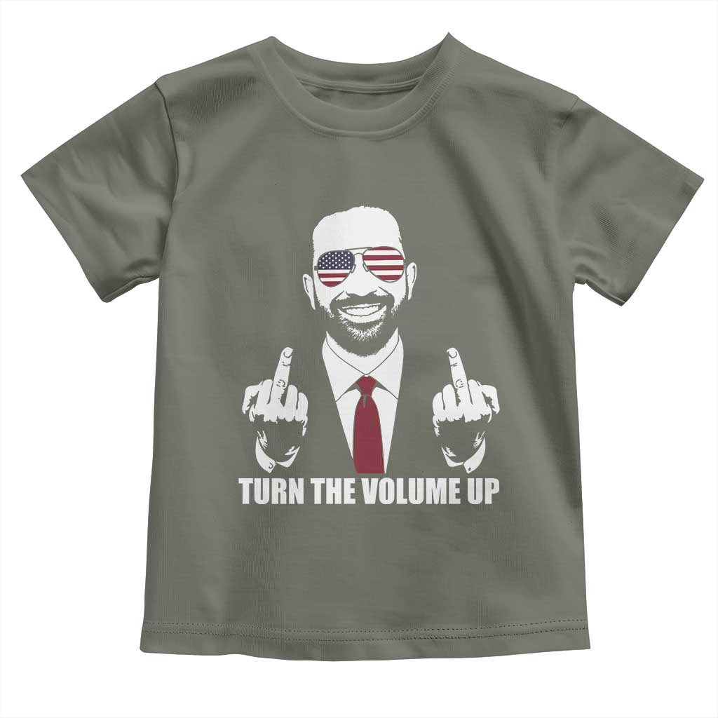Zohran Mamdani Hope Toddler T Shirt Zoharan Mamdani USA Flag Funny Middle Finger TS02 Military Green Print Your Wear