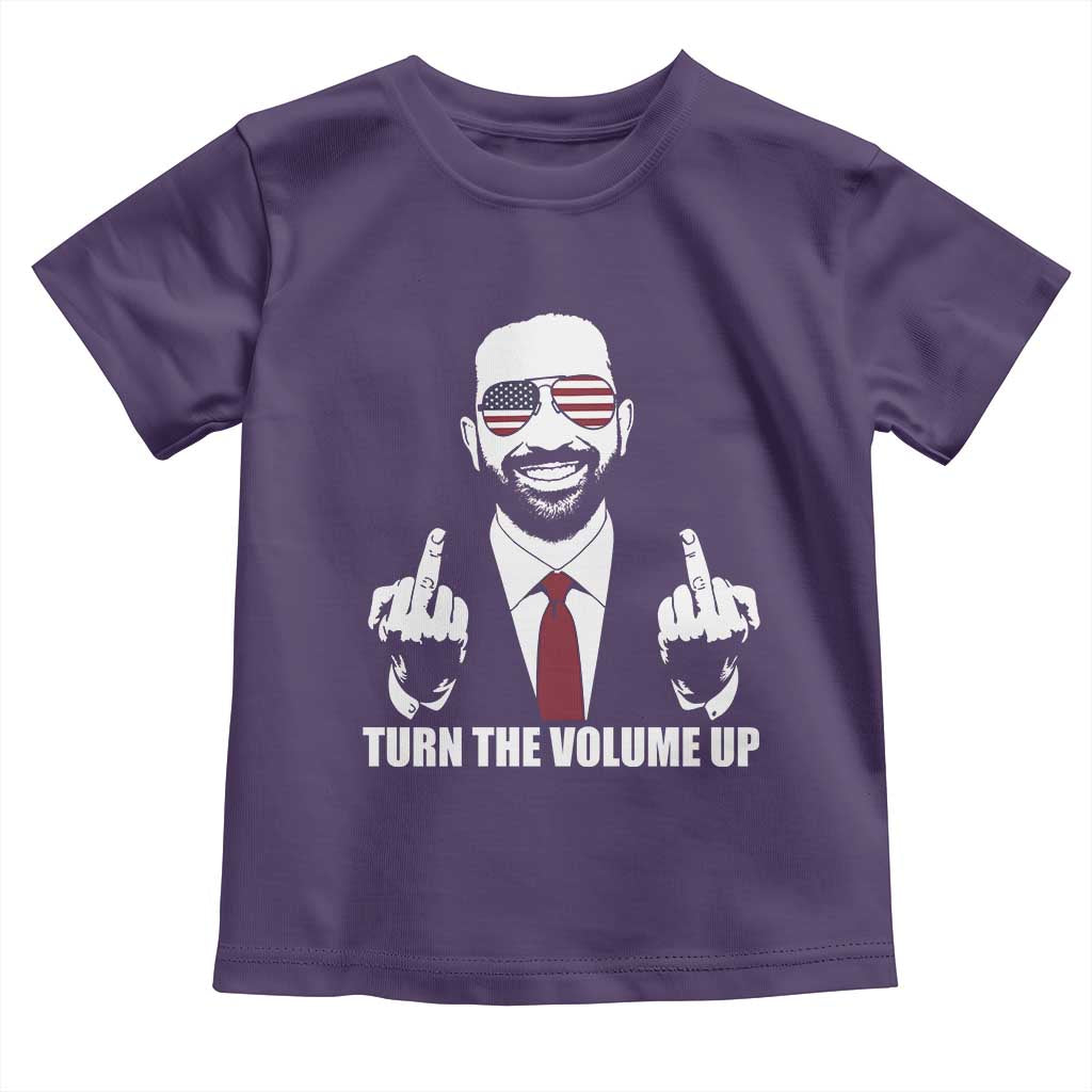 Zohran Mamdani Hope Toddler T Shirt Zoharan Mamdani USA Flag Funny Middle Finger TS02 Purple Print Your Wear