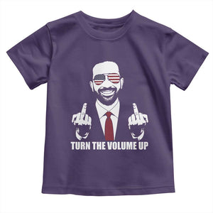 Zohran Mamdani Hope Toddler T Shirt Zoharan Mamdani USA Flag Funny Middle Finger TS02 Purple Print Your Wear
