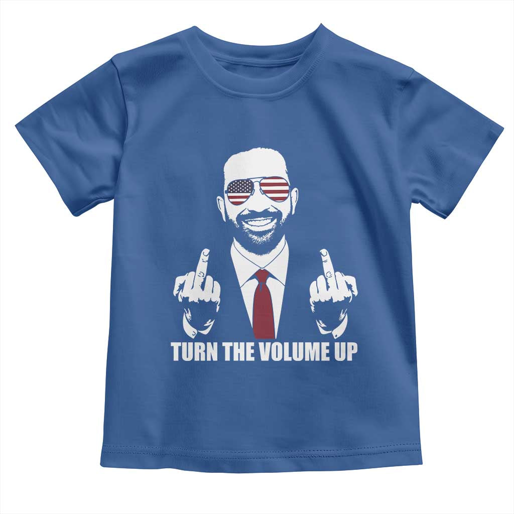 Zohran Mamdani Hope Toddler T Shirt Zoharan Mamdani USA Flag Funny Middle Finger TS02 Royal Blue Print Your Wear