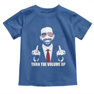 Zohran Mamdani Hope Toddler T Shirt Zoharan Mamdani USA Flag Funny Middle Finger TS02 Royal Blue Print Your Wear