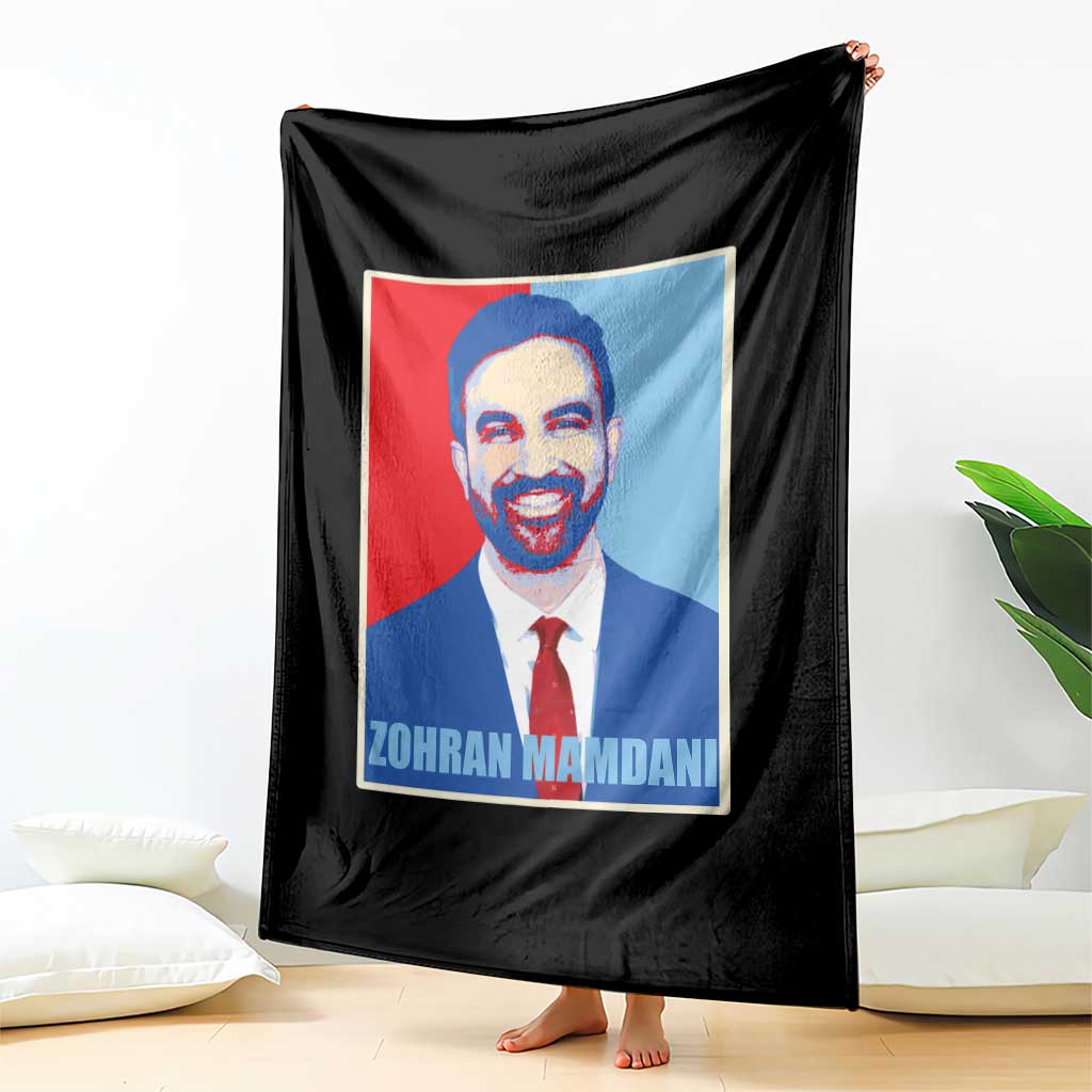 Zohran Madamni Throw Blanket for New York Mayor TS02 Print Your Wear