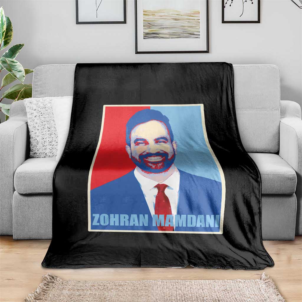 Zohran Madamni Throw Blanket for New York Mayor TS02 Print Your Wear