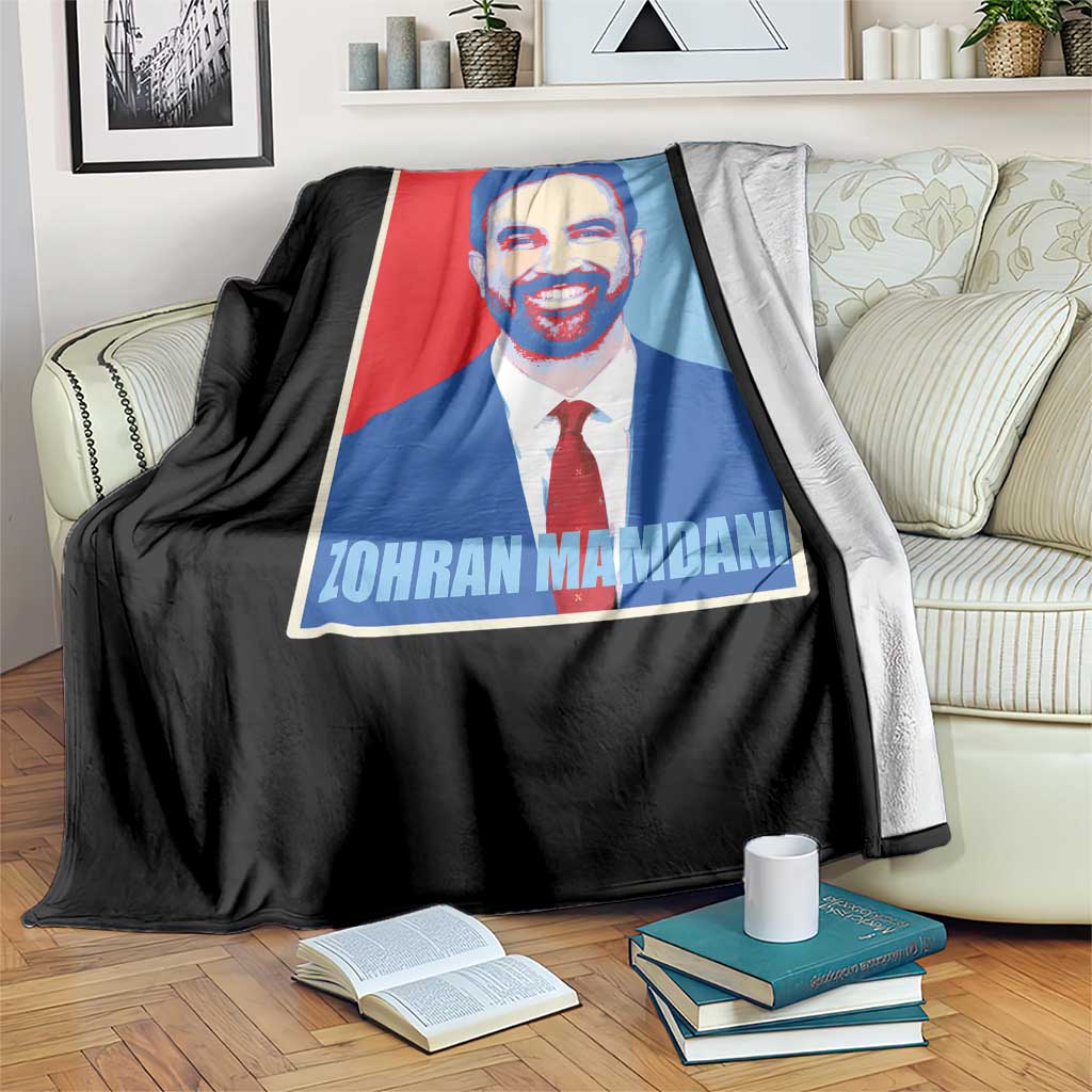 Zohran Madamni Throw Blanket for New York Mayor TS02 Print Your Wear