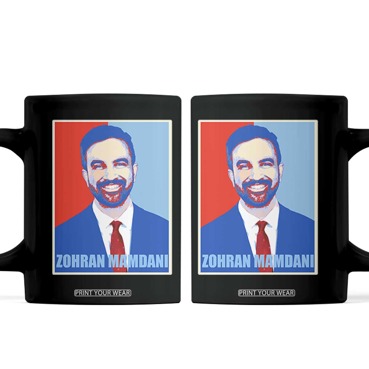 Zohran Madamni Coffee Mug for New York Mayor TS02 Black Print Your Wear