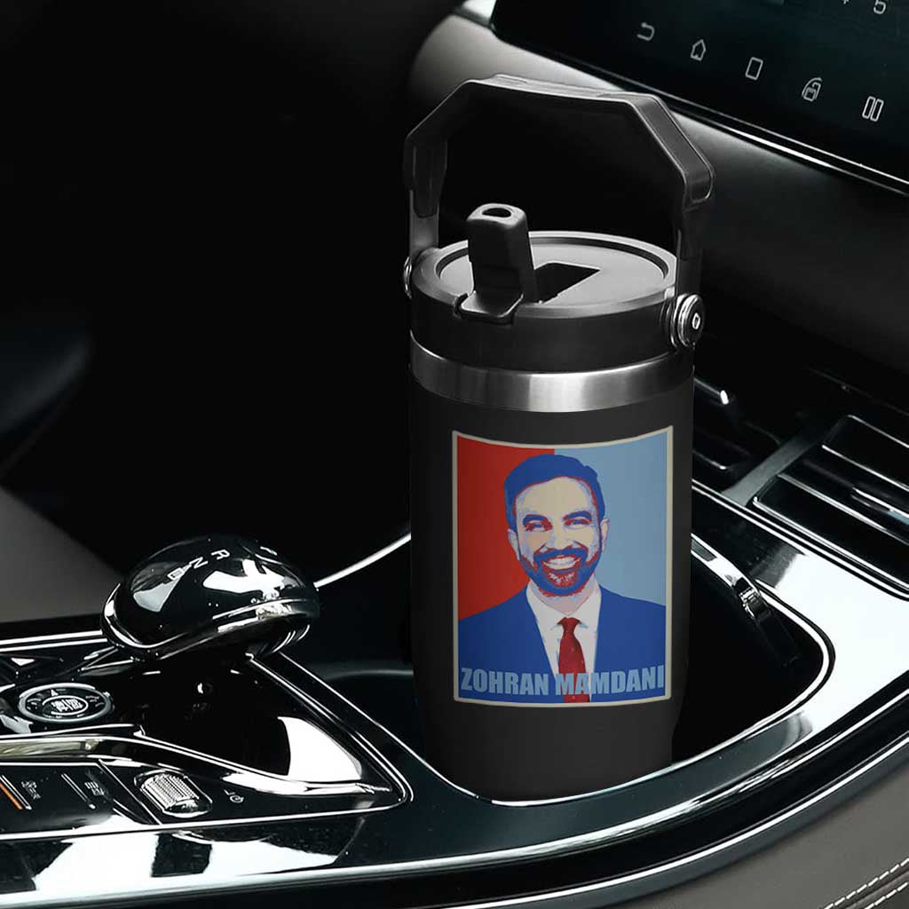 Zohran Madamni Flip Straw Tumbler for New York Mayor TS02 Print Your Wear