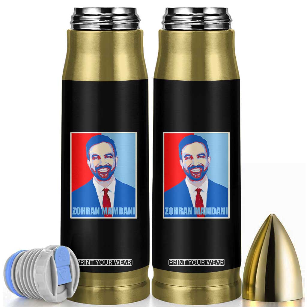 Zohran Madamni Bullet Tumbler for New York Mayor TS02 Black Print Your Wear