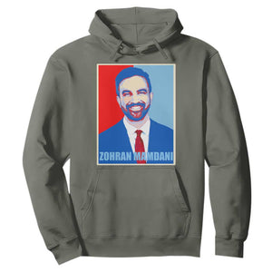 Zohran Madamni Hoodie for New York Mayor TS02 Military Green Print Your Wear