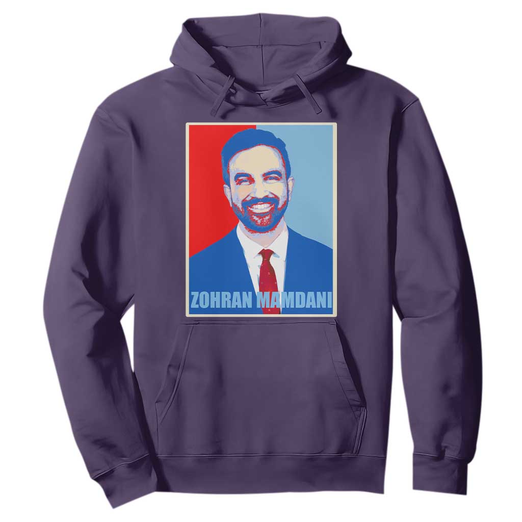Zohran Madamni Hoodie for New York Mayor TS02 Purple Print Your Wear