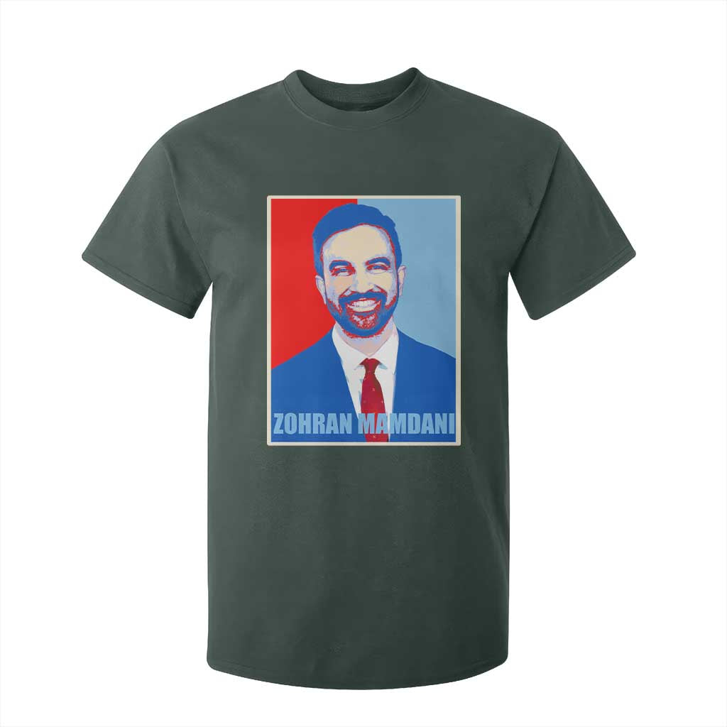 Zohran Madamni T Shirt For Kid for New York Mayor TS02 Dark Forest Green Print Your Wear