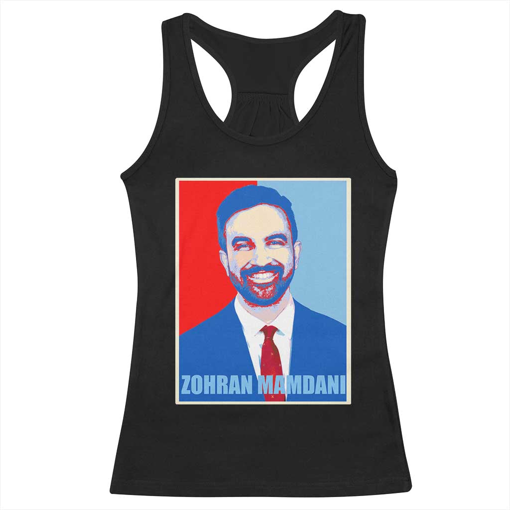 Zohran Madamni Racerback Tank Top for New York Mayor TS02 Black Print Your Wear